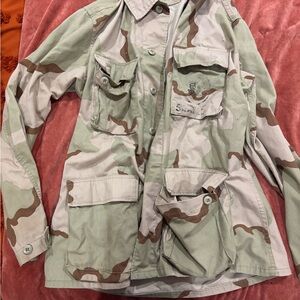 Camouflage Military Style Jacket